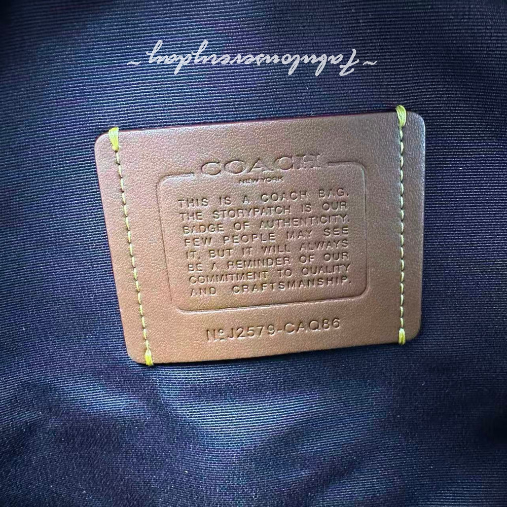 Coach Erin Shoulder Bag In Leather/Gold/Black CAQ86 NWT - Picture 10 of 10